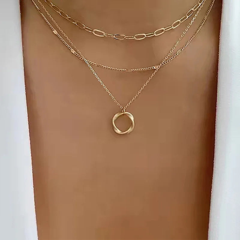 Golden Layers Necklace