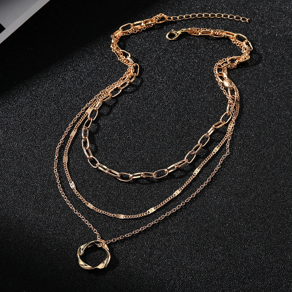 Golden Layers Necklace